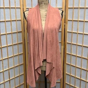 Beautiful velvety pink vest